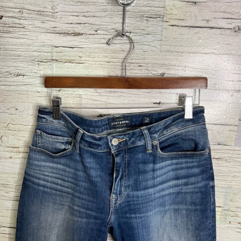 Lucky Brand Lolita Skinny Ankle Twilight Blue Denim Jeans Size 10/30 - Picture 3 of 8